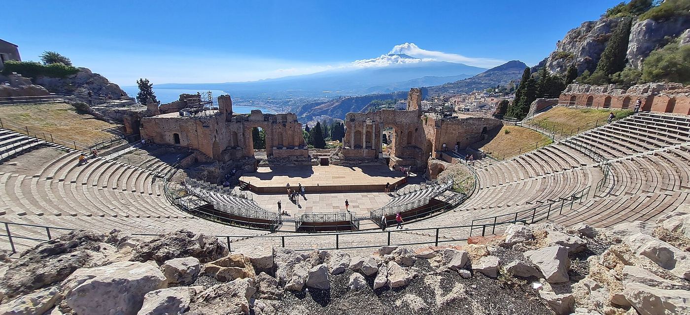 Det Antikke Teater i Taormina (Teatro Antico)
